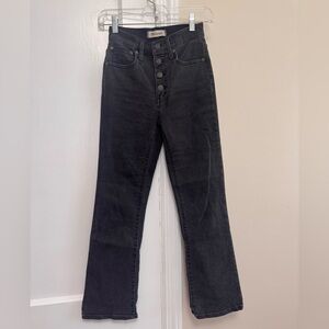 Madewell Women's Black Cali Demi Boot Jeans